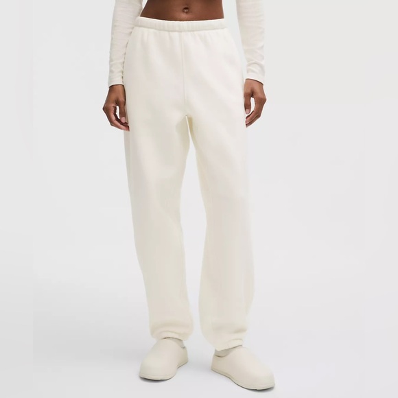 Lululemon Women's Steady State SuperLoft Jogger Trending ColourCoconut Ivory - Picture 2 of 11